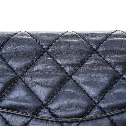 Chanel Metallic Aged Calfskin Quilted 2.55 Reissue 227 Flap Blue 14 of 14