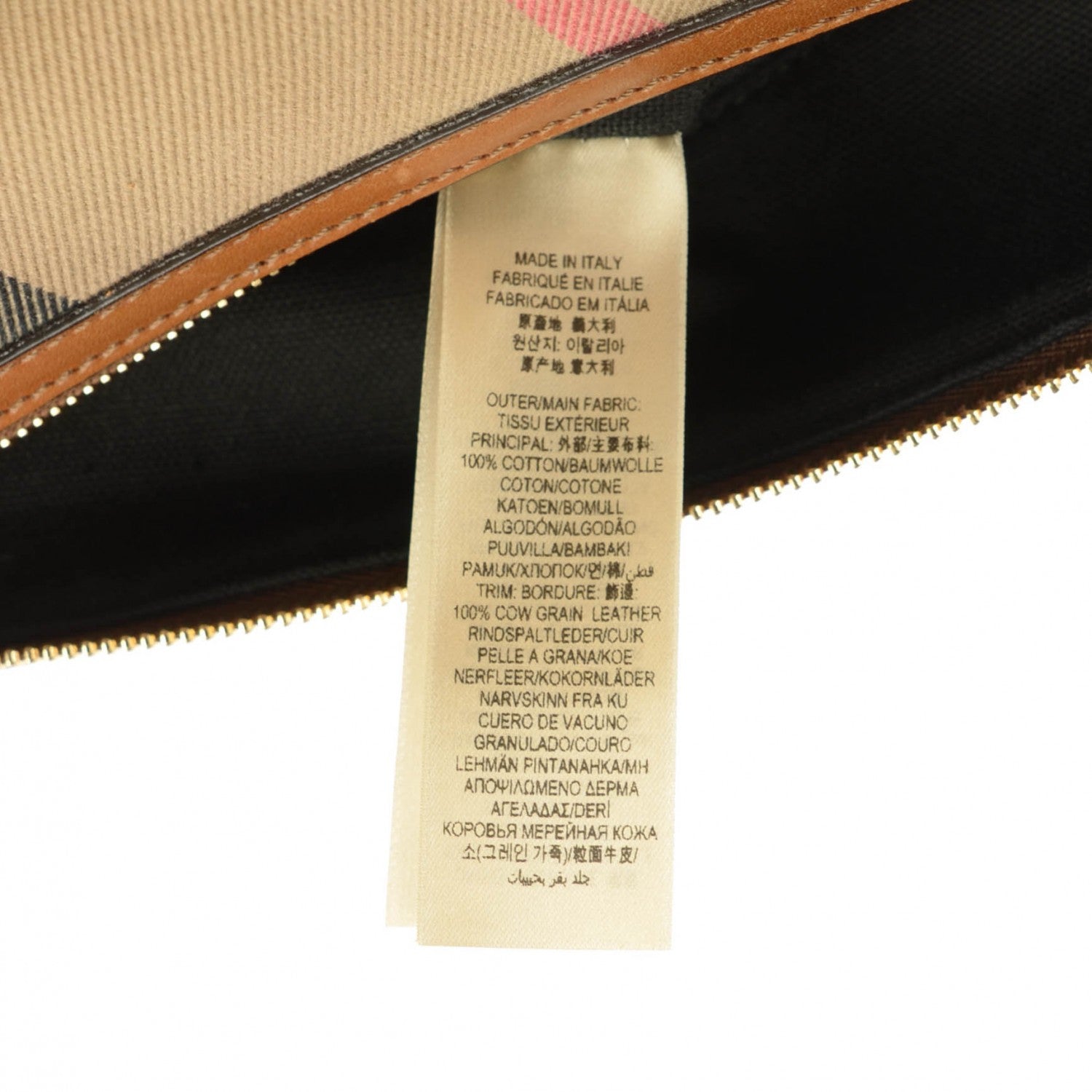 Burberry House Check Medium Alchester Bowling Bag Tan 17 of 20