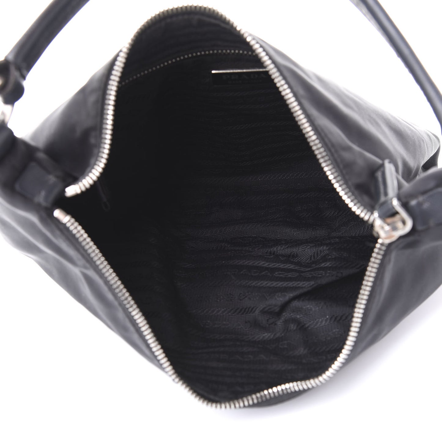 Tessuto Nylon Sport Shoulder Bag Black