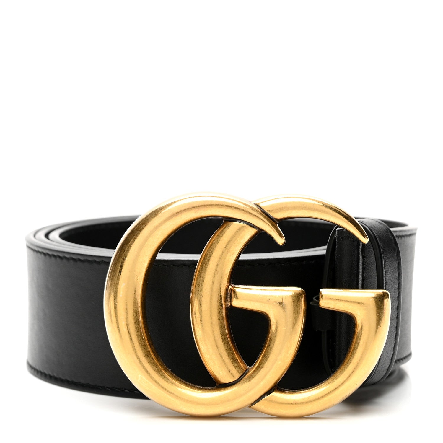 Gucci Calfskin Double G 40mm Belt 90 36 Black 1 of 4