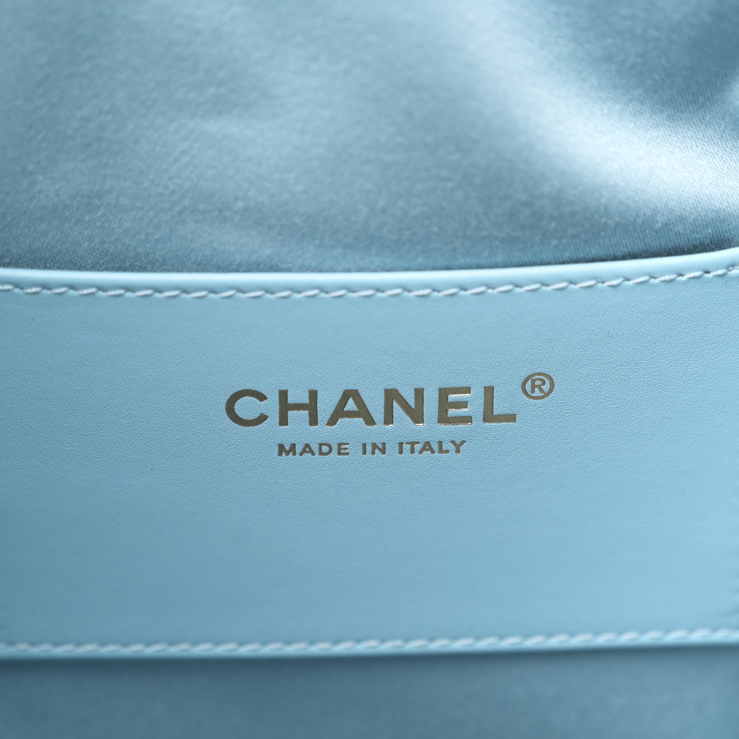 Washed Denim Quilted Medium Chanel 25 Handbag Blue