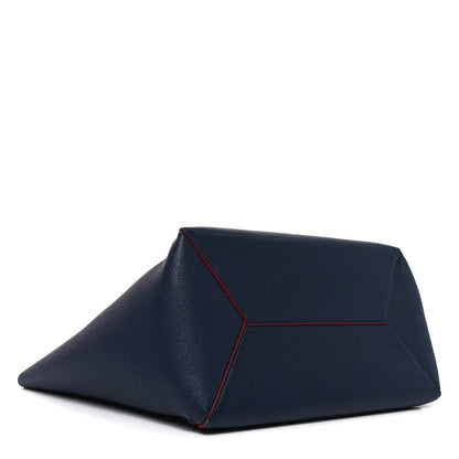 Louis Vuitton Calfskin Braided Lockme Cabas Marine Rouge 4 of 9