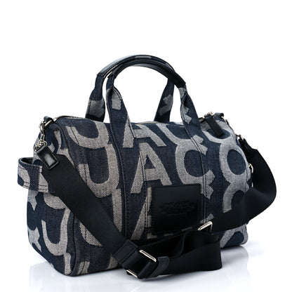 Marc Jacobs Denim The Monogram Denim Duffle Bag Denim Blue 2 of 7