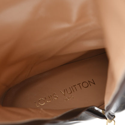 Louis Vuitton Monogram Patent Gina Knee Boots 40 7 of 9