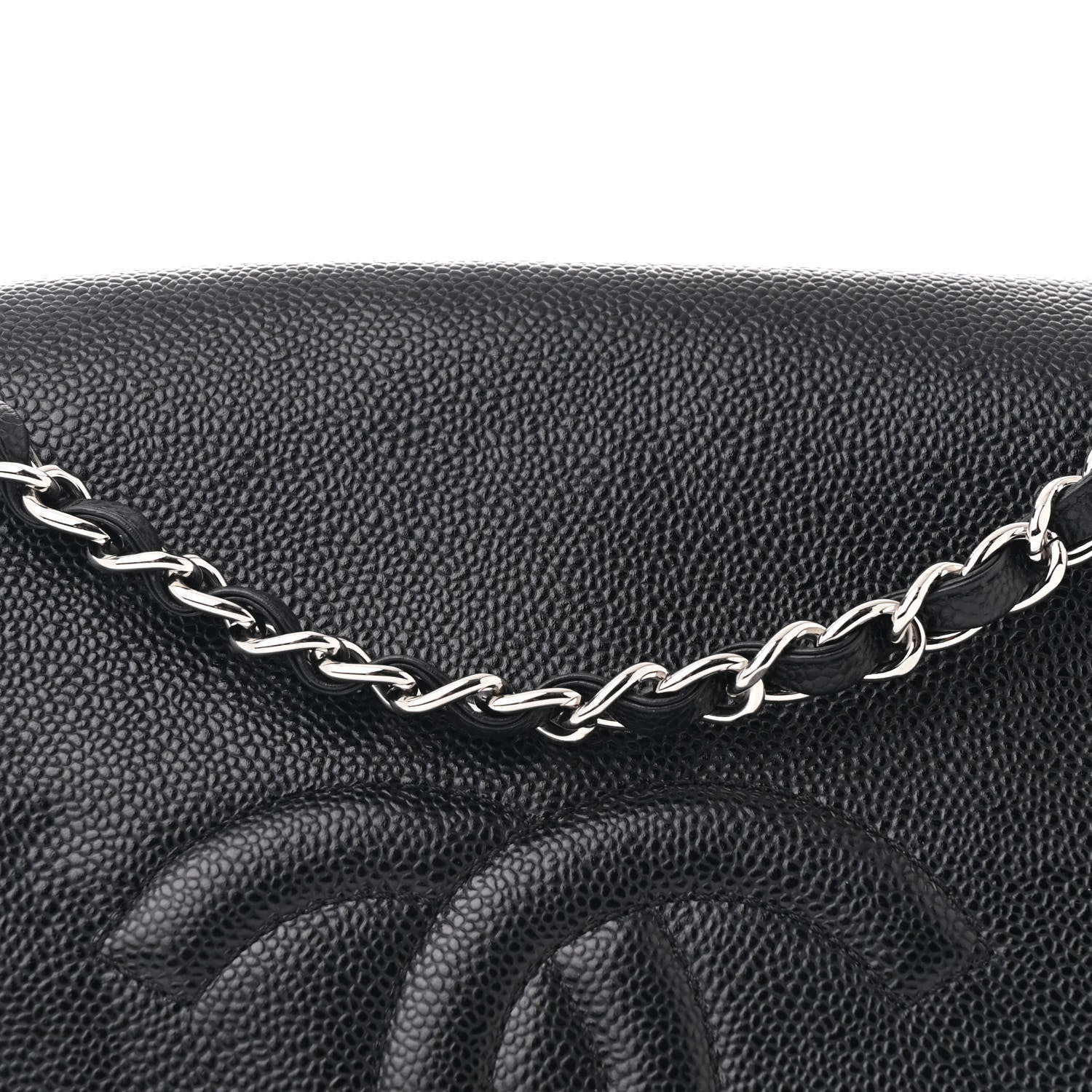 Chanel Caviar Large Timeless CC Flap Black 8 of 10