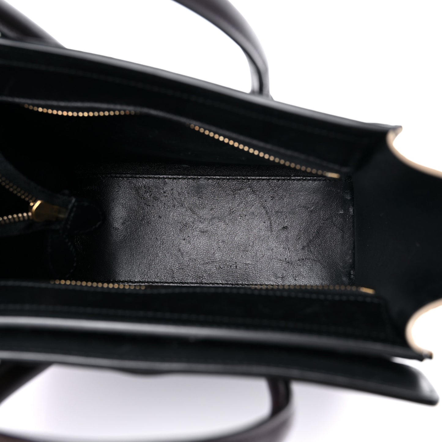 Smooth Calfskin Bullhide Nano Tri-Color Luggage Indigo