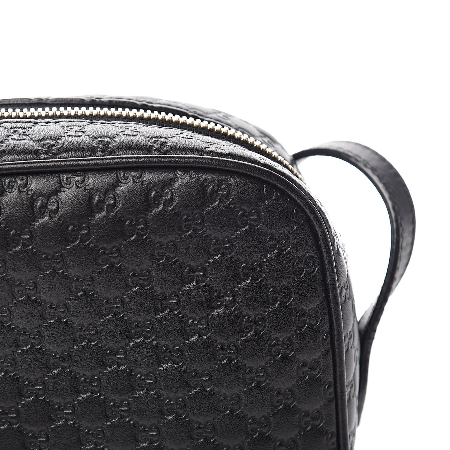 Microguccissima Mini Bree Messenger Bag Black