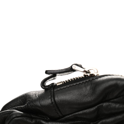 Miu Miu Nappa Matelasse Tote Black 9 of 11