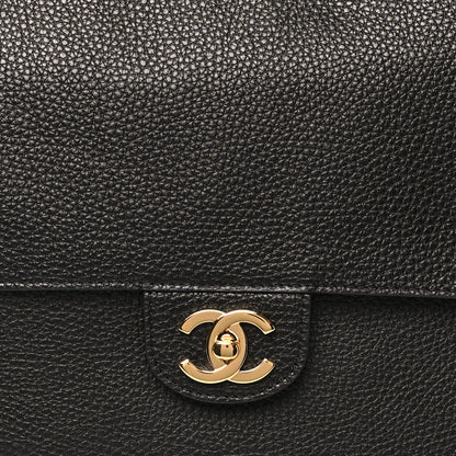 Chanel Grained Calfskin Souplissimo Maxi Flap Black 7 of 9