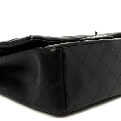 Chanel Lambskin Quilted Maxi Double Flap Black 10 of 11