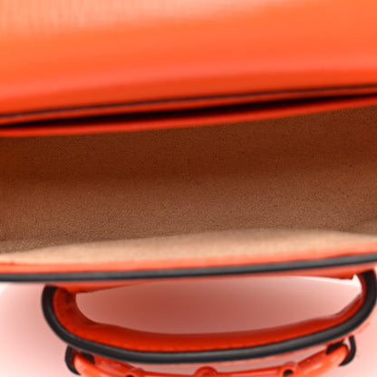 Gucci Azalea Calfskin Web Monochrome Horsebit 1955 Wallet On Strap Orange 5 of 10