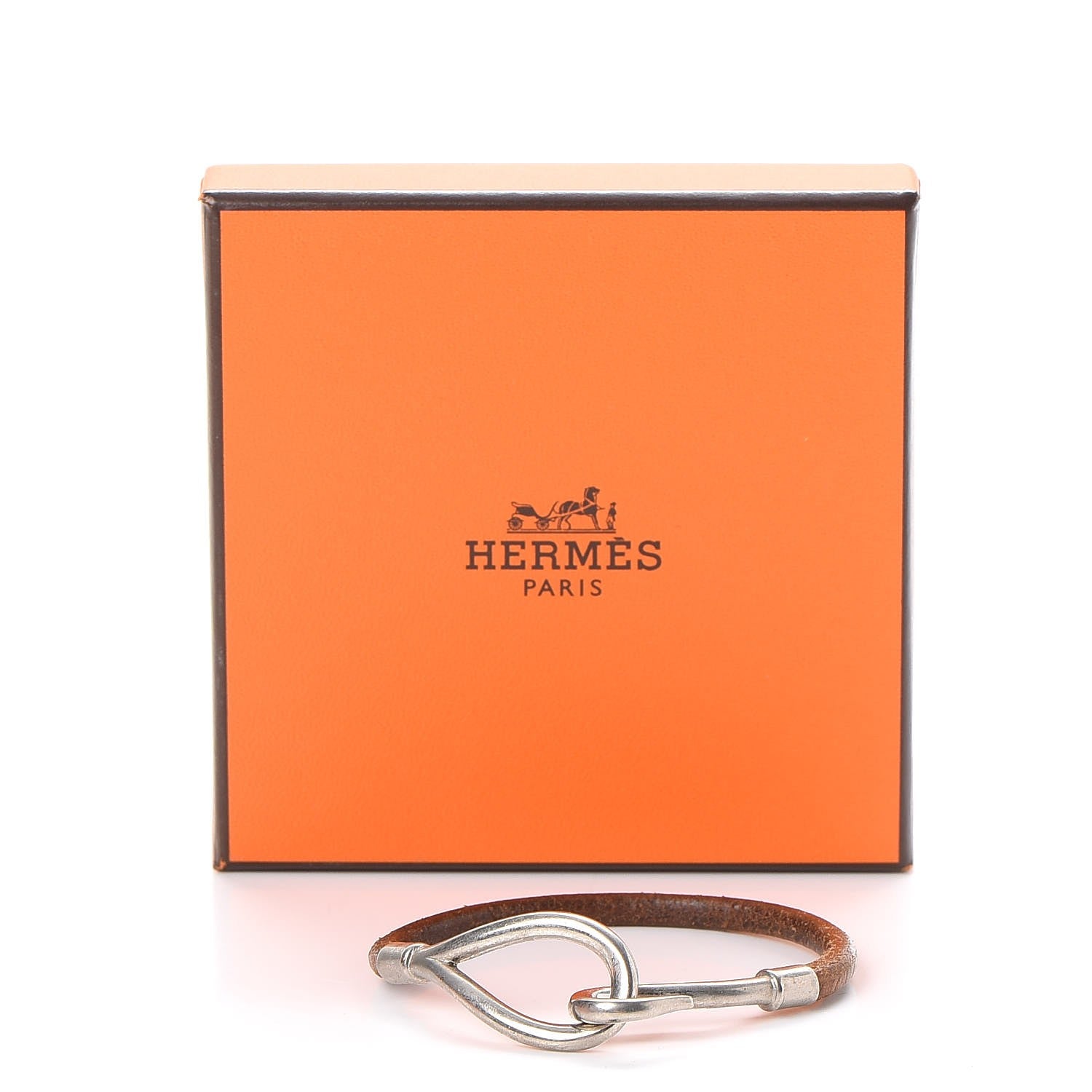 Hermes Natural Bridle Jumbo Hook Bracelet Bouton 6 of 6