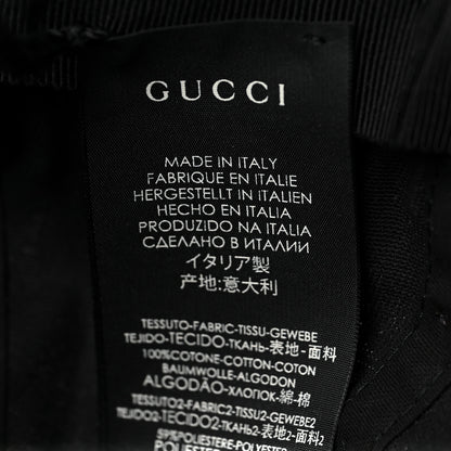 Gucci Gabardine Gucci Headband Baseball Hat S Black 8 of 9