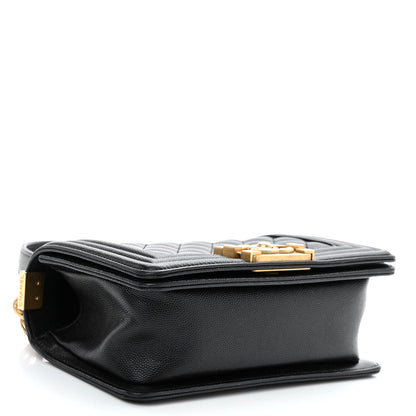 Chanel Caviar Quilted Small Boy Flap Black 4 of 11