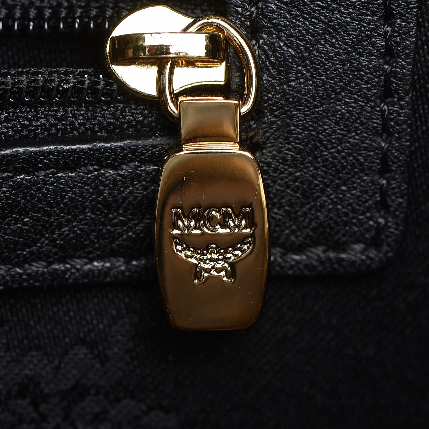 MCM Metallic Visetos Small Stark Backpack Gold 9 of 15