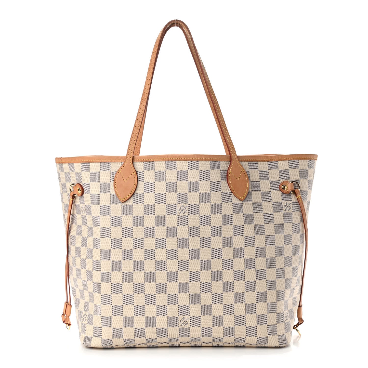 Louis Vuitton Damier Azur Neo Neverfull MM Rose Ballerine 3 of 13