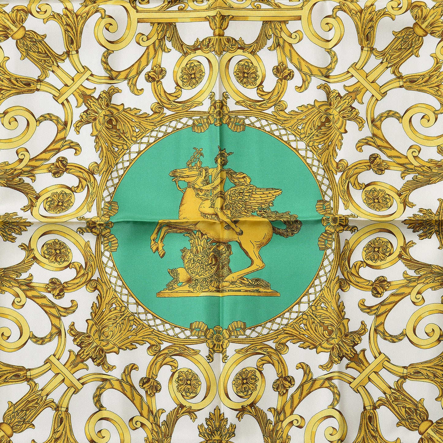 Silk Les Tuileries Scarf 90