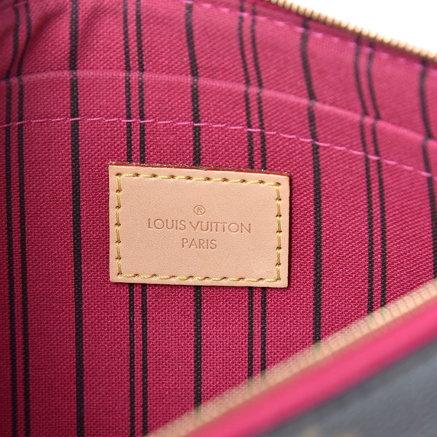 Monogram Neverfull MM GM Pochette Pivoine