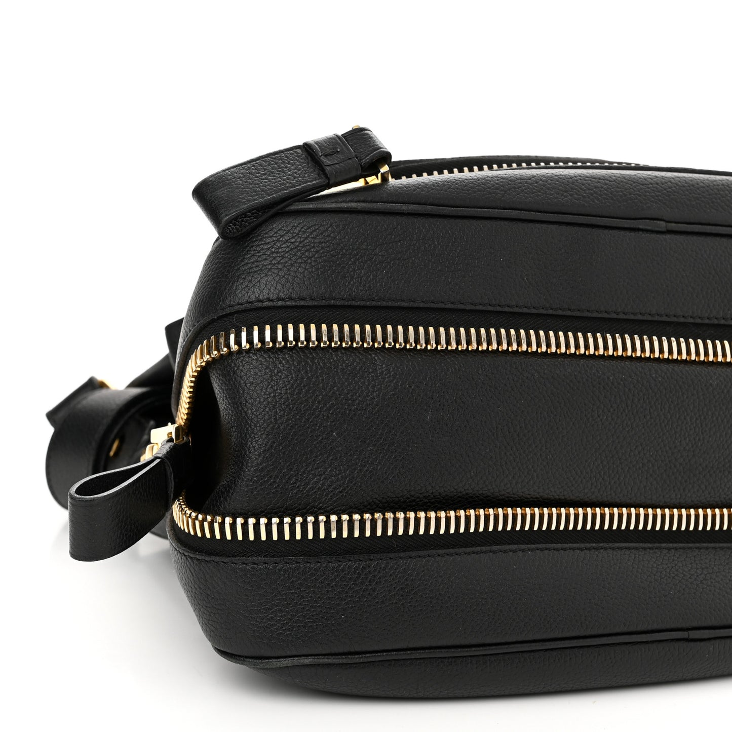 Grained Calfskin Medium Jennifer Crossbody Bag Black