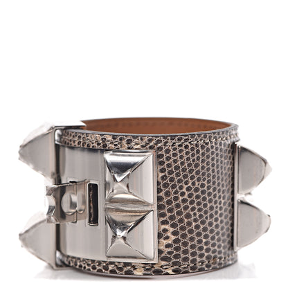 Hermes Lizard Collier De Chien CDC Bracelet S Ombre 4 of 7