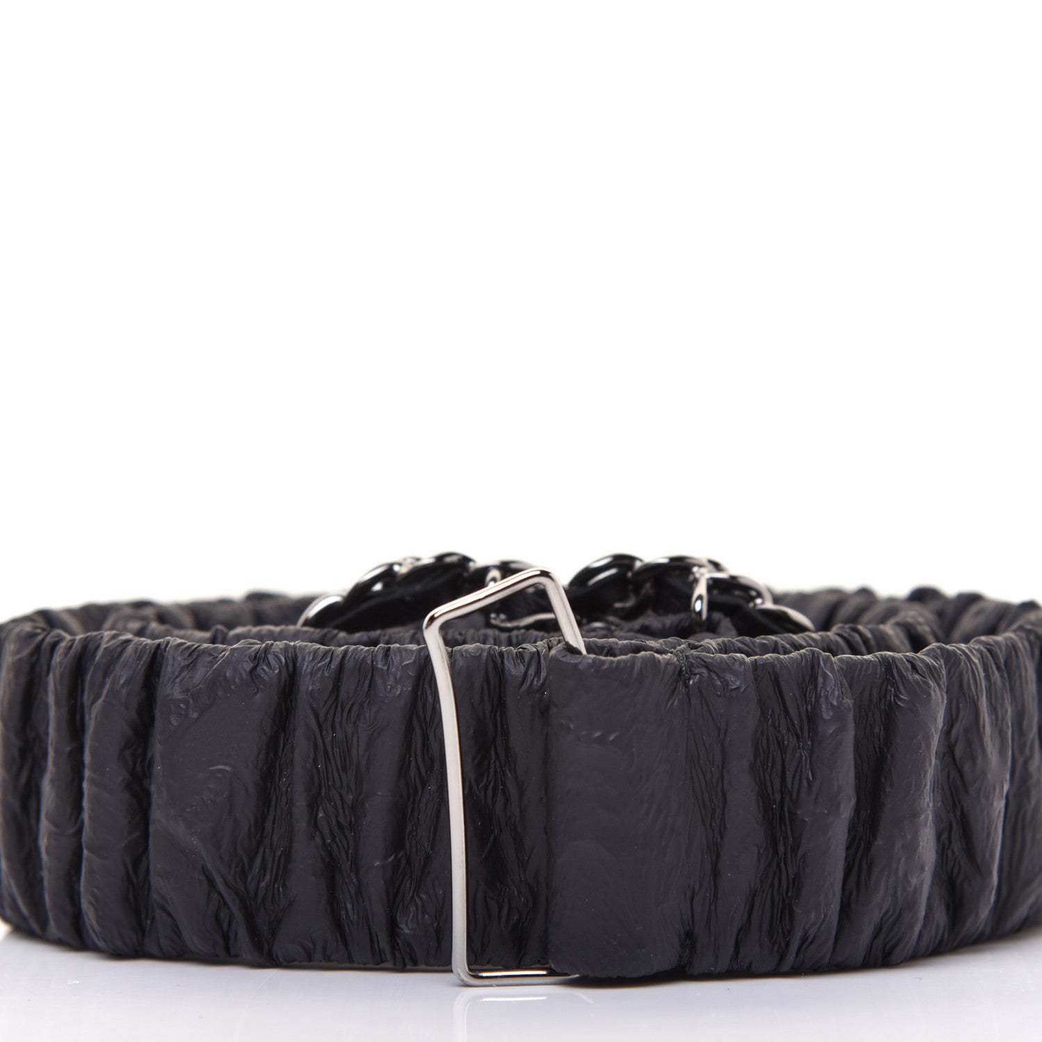 Chanel Lambskin Pearl CC Belt 85 34 Black 4 of 4
