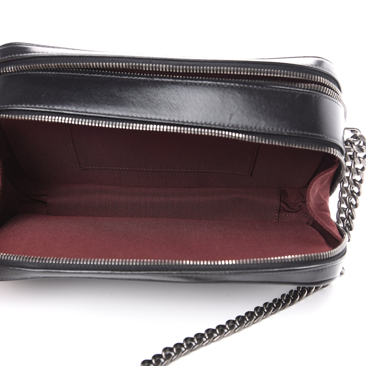 Lambskin Large Coco Boy Camera Case Black