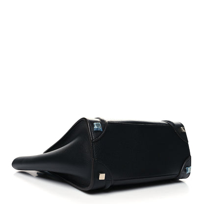 Celine Drummed Calfskin Micro Luggage Black 4 of 12