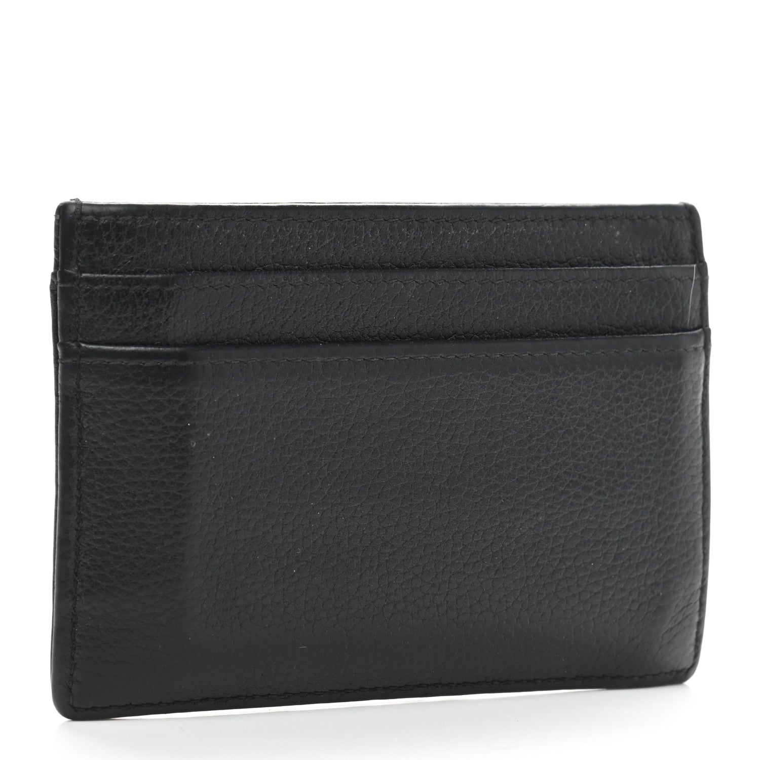 Chanel Grained Calfskin CC Card Holder Black 3 of 10
