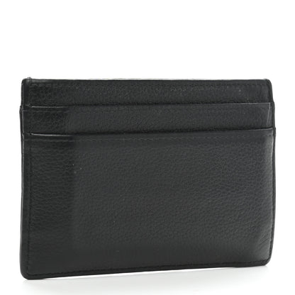 Chanel Grained Calfskin CC Card Holder Black 3 of 10