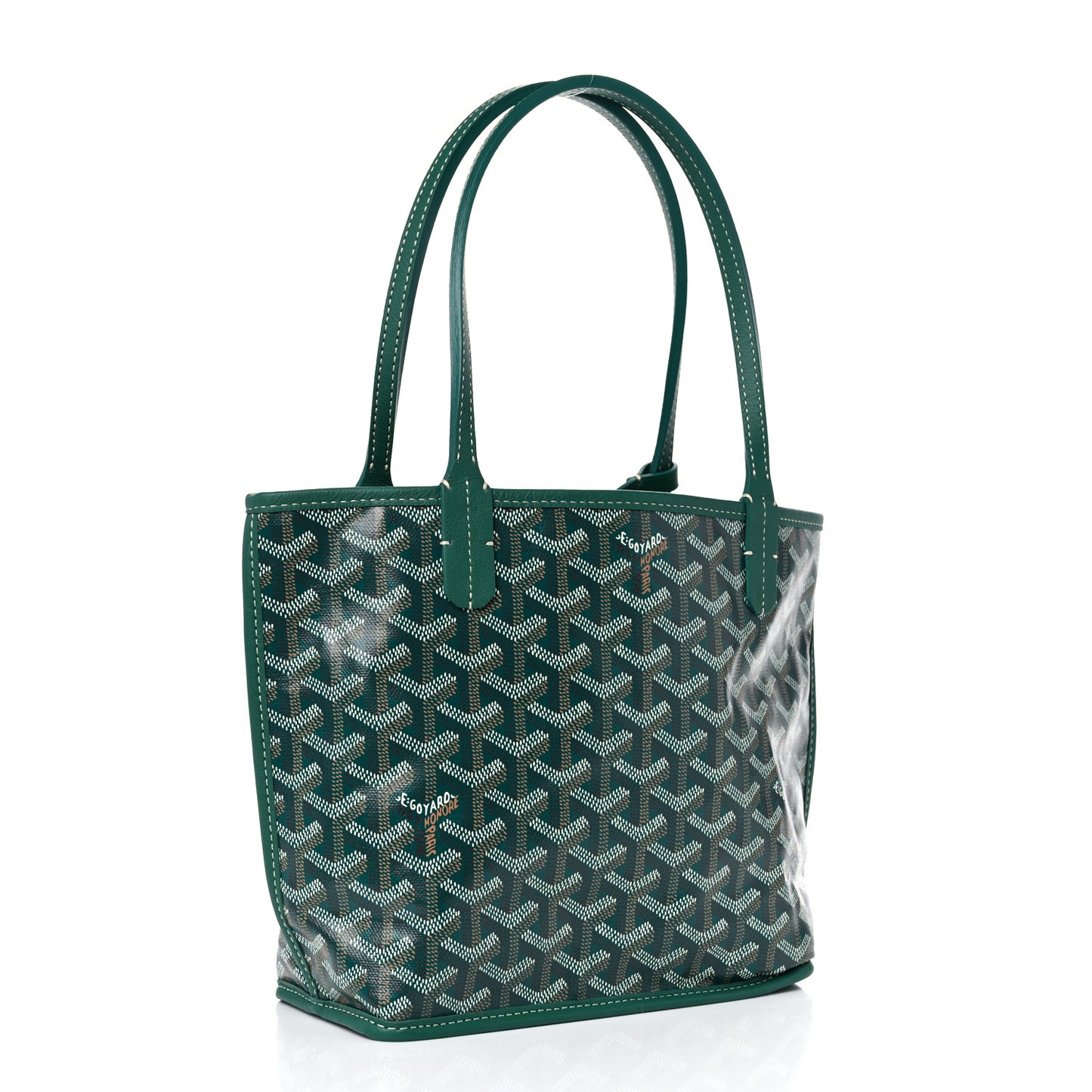 Goyardine Reversible Mini Anjou Green