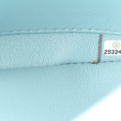 Chanel Lambskin Quilted Small Trendy CC Flap Dual Handle Bag Light Blue 7 of 10
