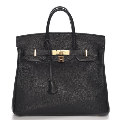 Hermes Togo HAC Birkin 32 Black 1 of 28