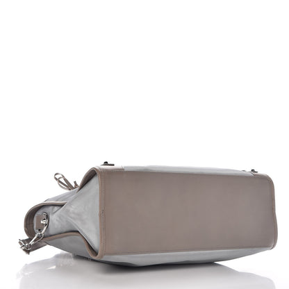 Balenciaga Technical Mesh Vegetable Calfskin Classic Silver Hardware City Gris Ardoise Gris Pyrite 4 of 9