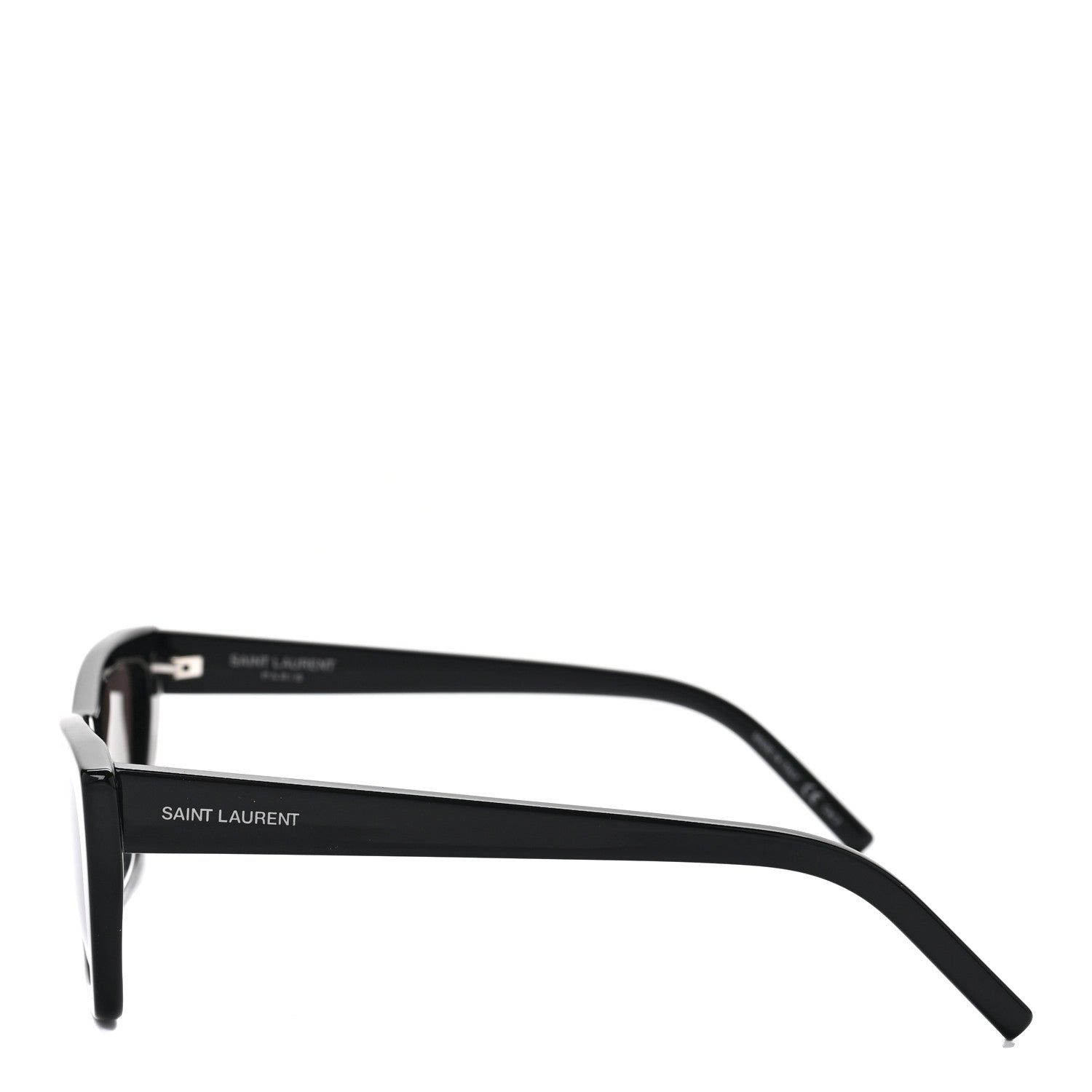 Saint Laurent Acetate Mica Cat Eye Sunglasses SL 276 Black 3 of 8