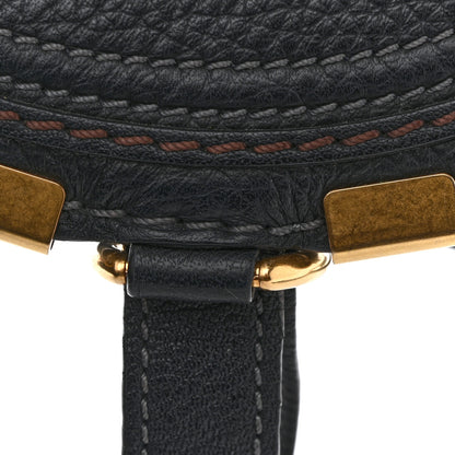 Chloe Calfskin Mini Marcie Round Crossbody Bag Black 14 of 15