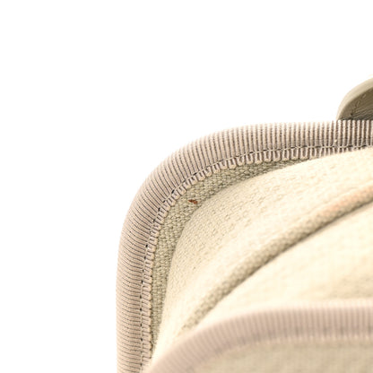 Chanel Canvas Deauville Bowling Bag Beige 11 of 14
