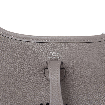 Hermes Taurillon Clemence Evelyne TPM Gris Asphalt 6 of 10