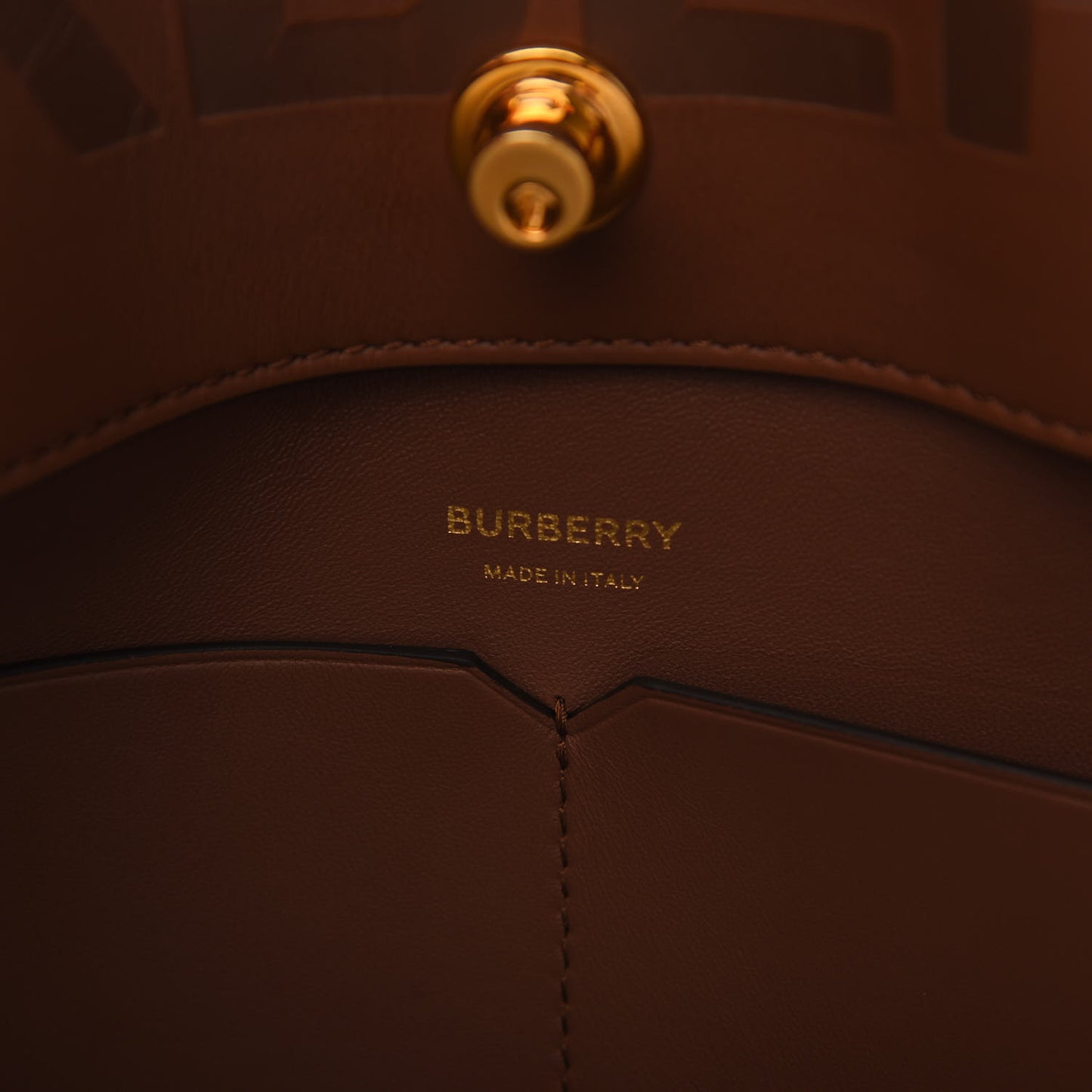 Calfskin Canvas Medium Society Tote Natural Malt Brown