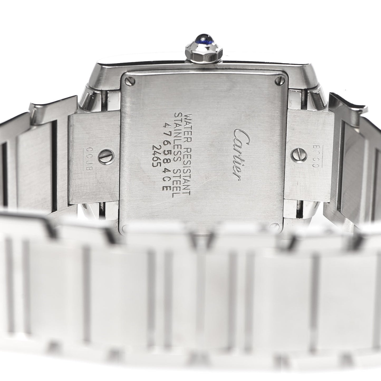 Stainless Steel 25mm Tank Francaise Quartz Watch