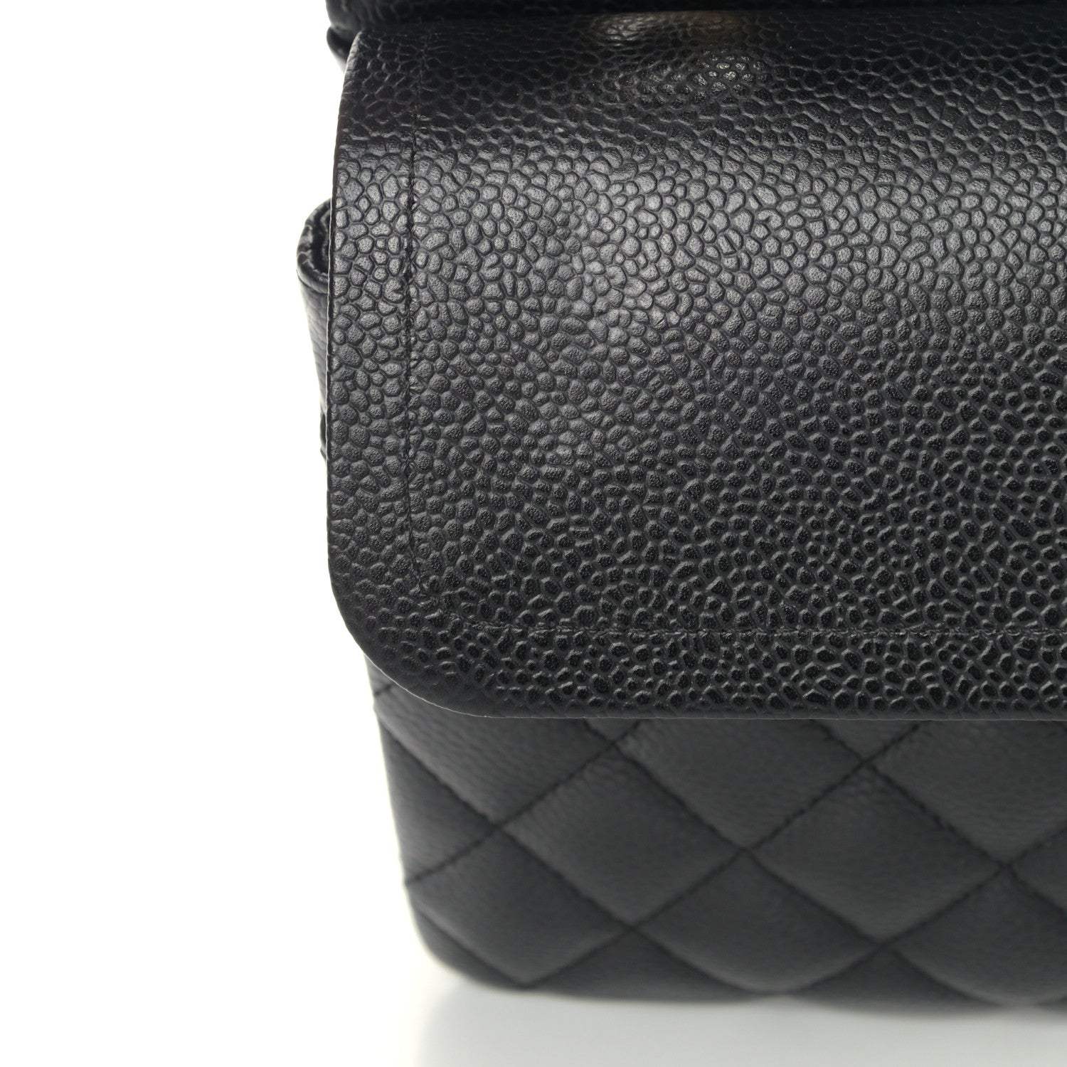 Chanel Caviar Quilted Medium Double Flap Black 11 of 12