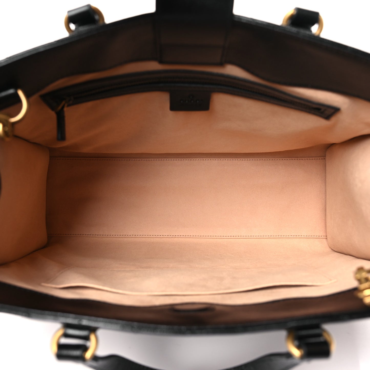Azalea Calfskin Matelasse Diagonal GG Marmont Tote Bag Black