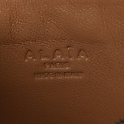 Alaia Lux Calfskin Vienne Wave Mina 25 Bag Perle 7 of 10