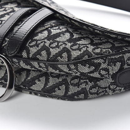 Christian Dior Monogram Saddle Bag Blue 9 of 9