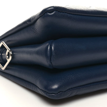 Louis Vuitton Lambskin Embossed Monogram Coussin PM Navy 10 of 11