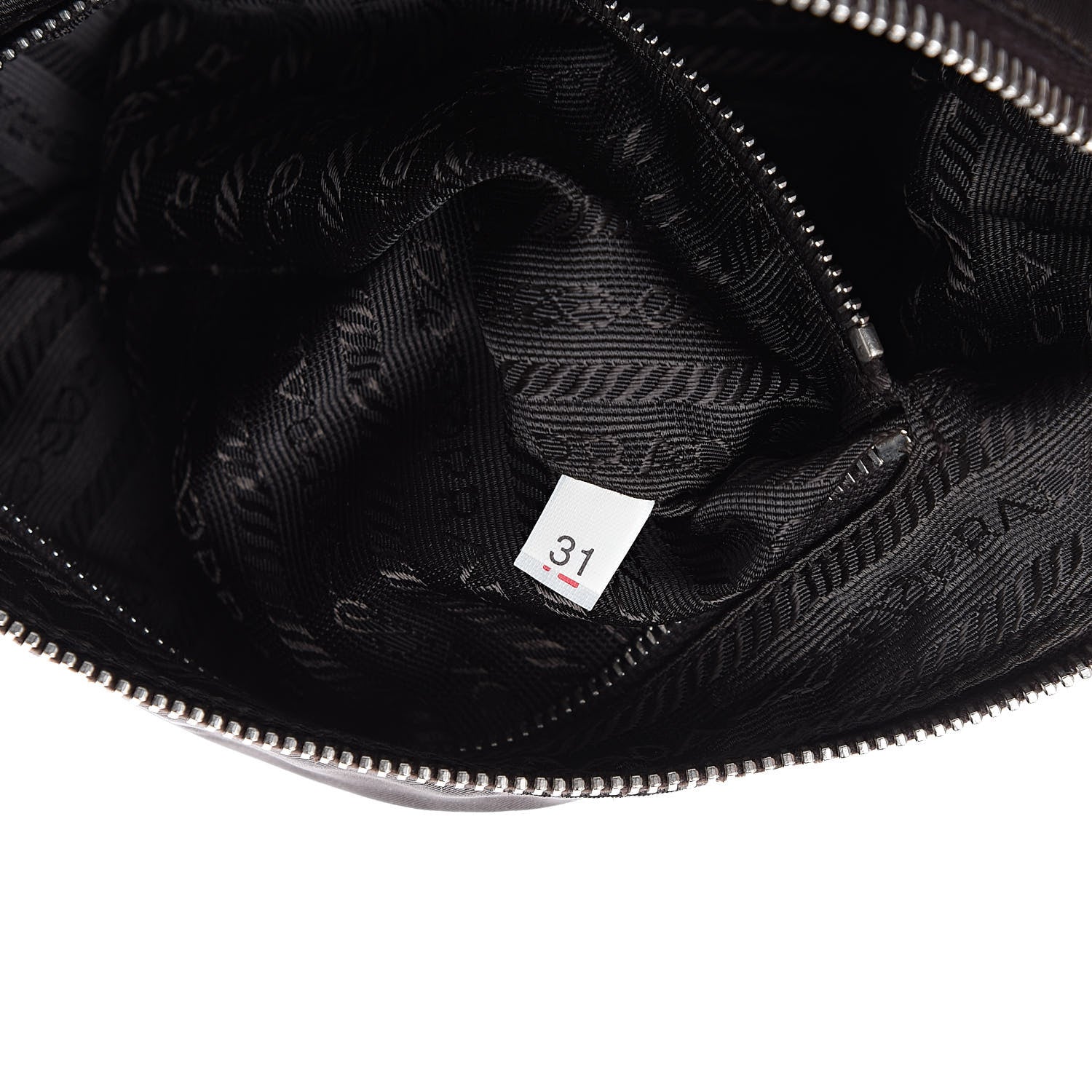 Prada Tessuto Nylon Pochette Bag Ebano 7 of 10