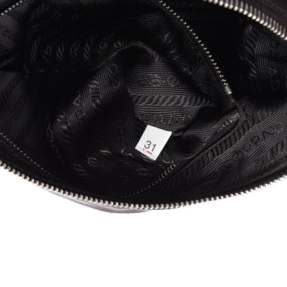 Prada Tessuto Nylon Pochette Bag Ebano 7 of 10