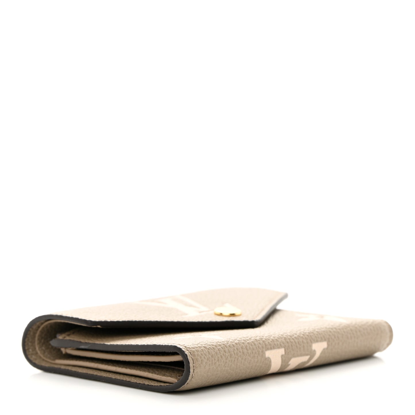 LOUIS VUITTON Empreinte Monogram Giant Victorine Wallet Tourterelle Creme
