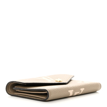 Louis Vuitton LOUIS VUITTON Empreinte Monogram Giant Victorine Wallet Tourterelle Creme 4 of 6