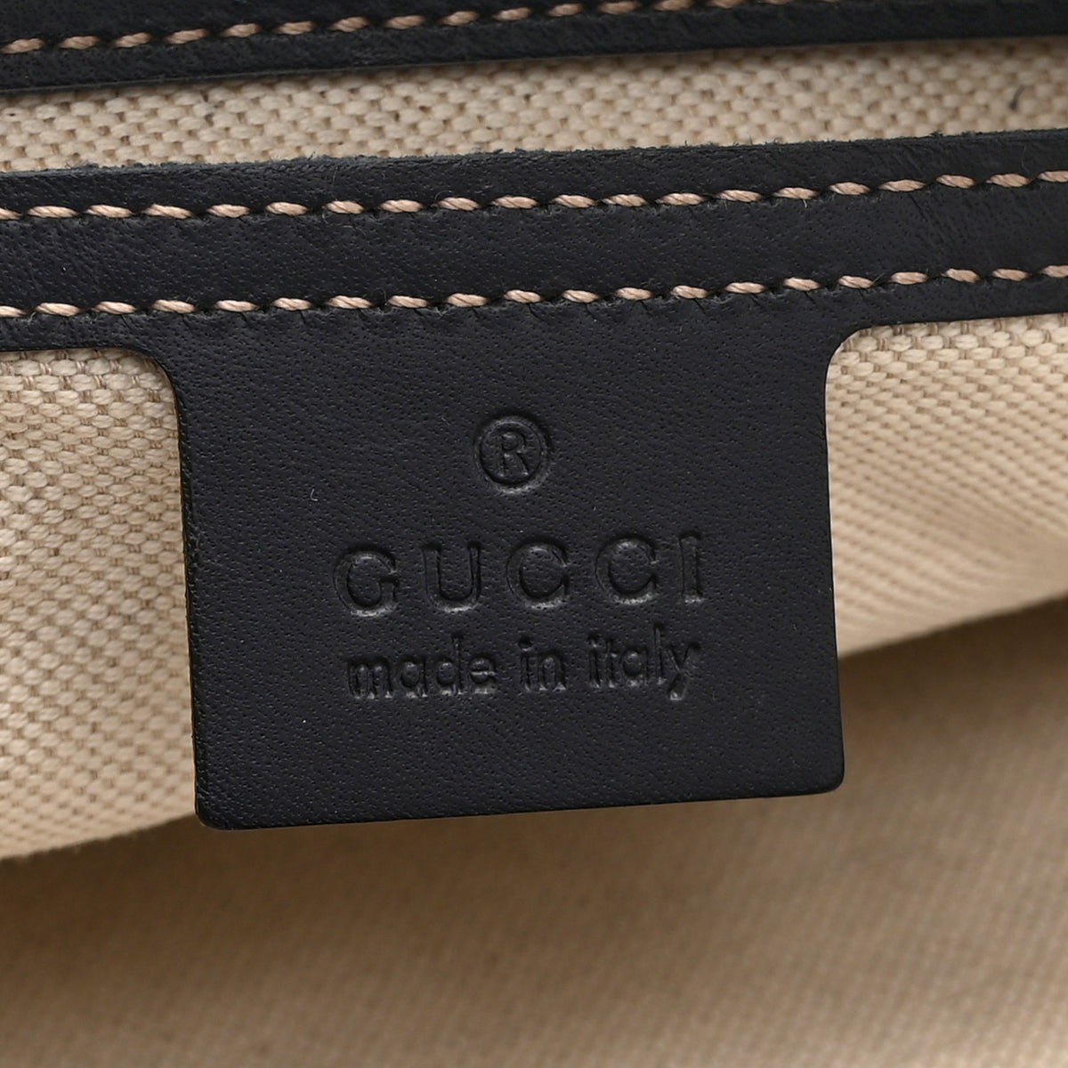 GG Plus Monogram Belt Bag Navy