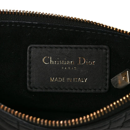 Christian Dior Calfskin Macrocannage Medium Toujours Black 9 of 21